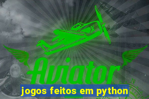 jogos feitos em python